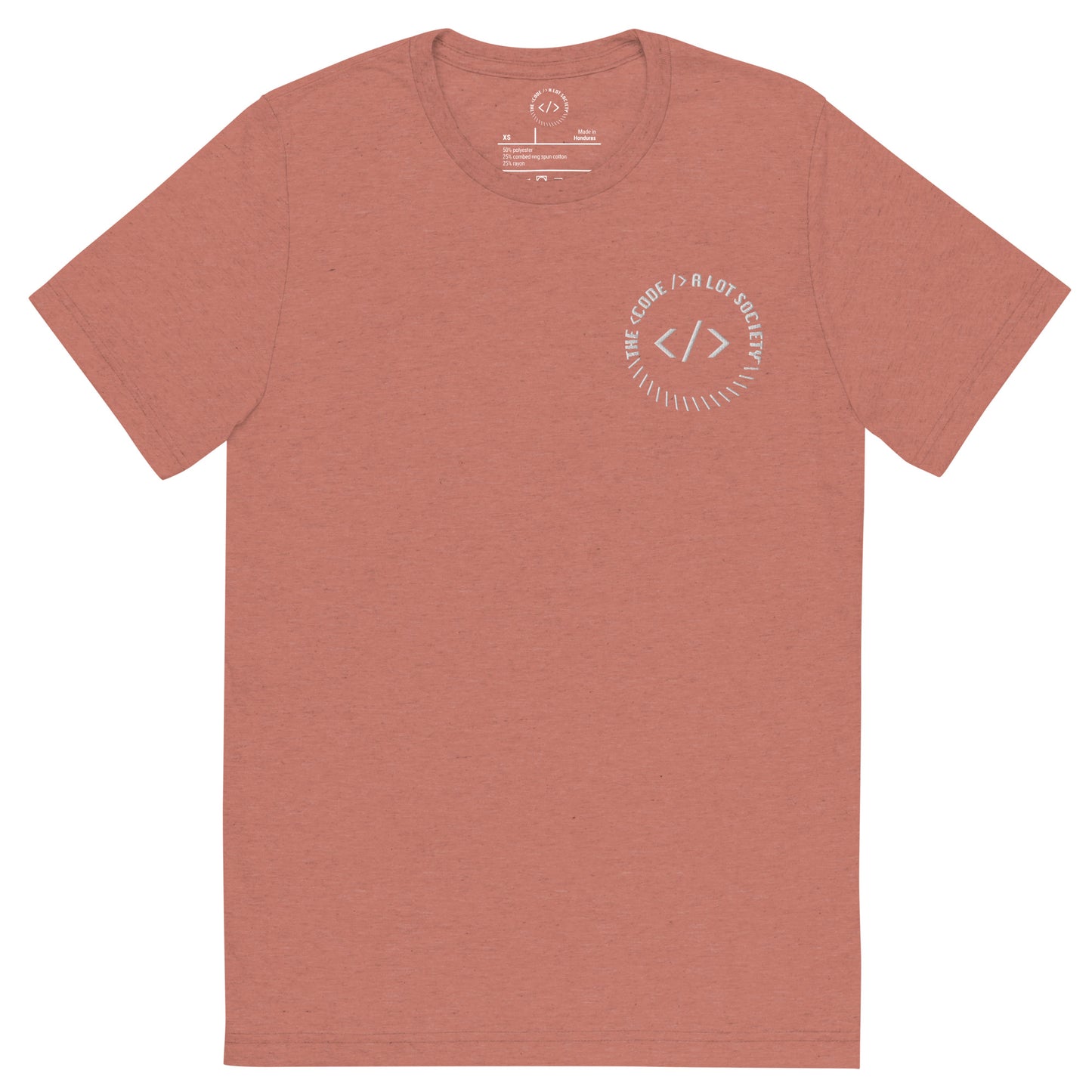 Embroidered Signature Logo Tee - The Code A Lot Society