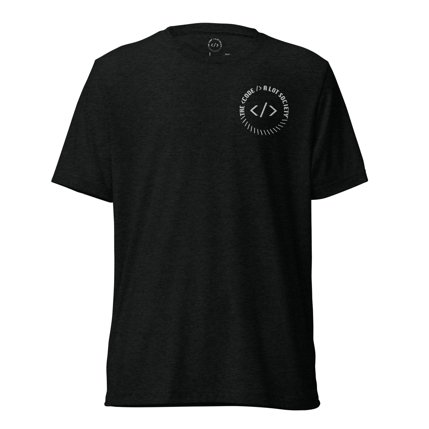 Embroidered Signature Logo Tee - The Code A Lot Society